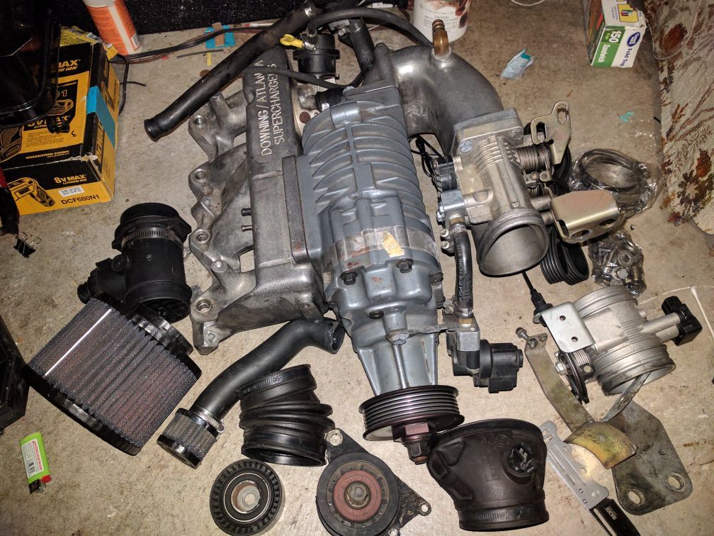 Downing Atlanta supercharger BMW e36 m44/m42 1.8L/1.9L 4cyl. (REMOVED) call or text Nick ..