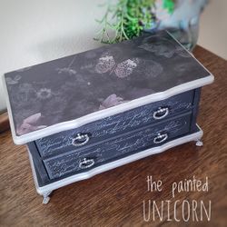 Dark And Moody Refinished Jewelry Box
