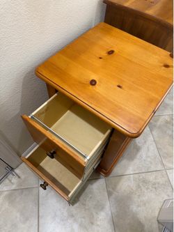 Filing Cabinet - wood