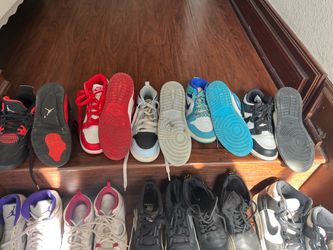 Nike , Jordan’s. Dr Martin air wait kiss shoes