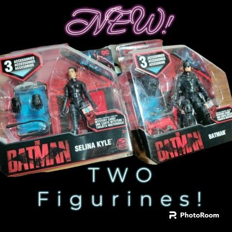 NEW Batman Action Figures--2 Count