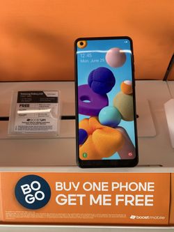 Samsung Galaxy A21 free