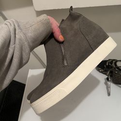 Steve Madden Wedge Double Zip Booties