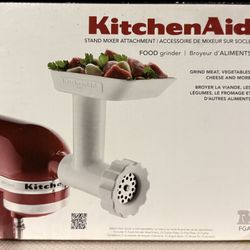 Kitchenaid Attachments - Food Grinder And Sausage Stuffer