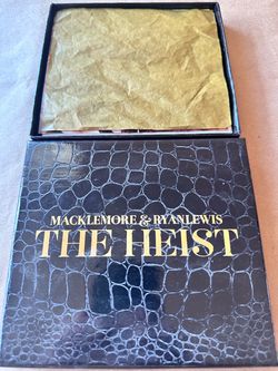 Macklemore & Ryan Lewis The Heist Deluxe Gator Skin CD Box Set + Lyric art cards $25
