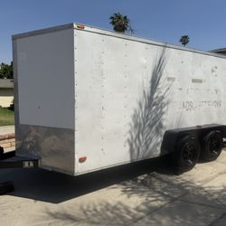 Enclosed Trailer Tittle In Hand 14 Plus V Nose