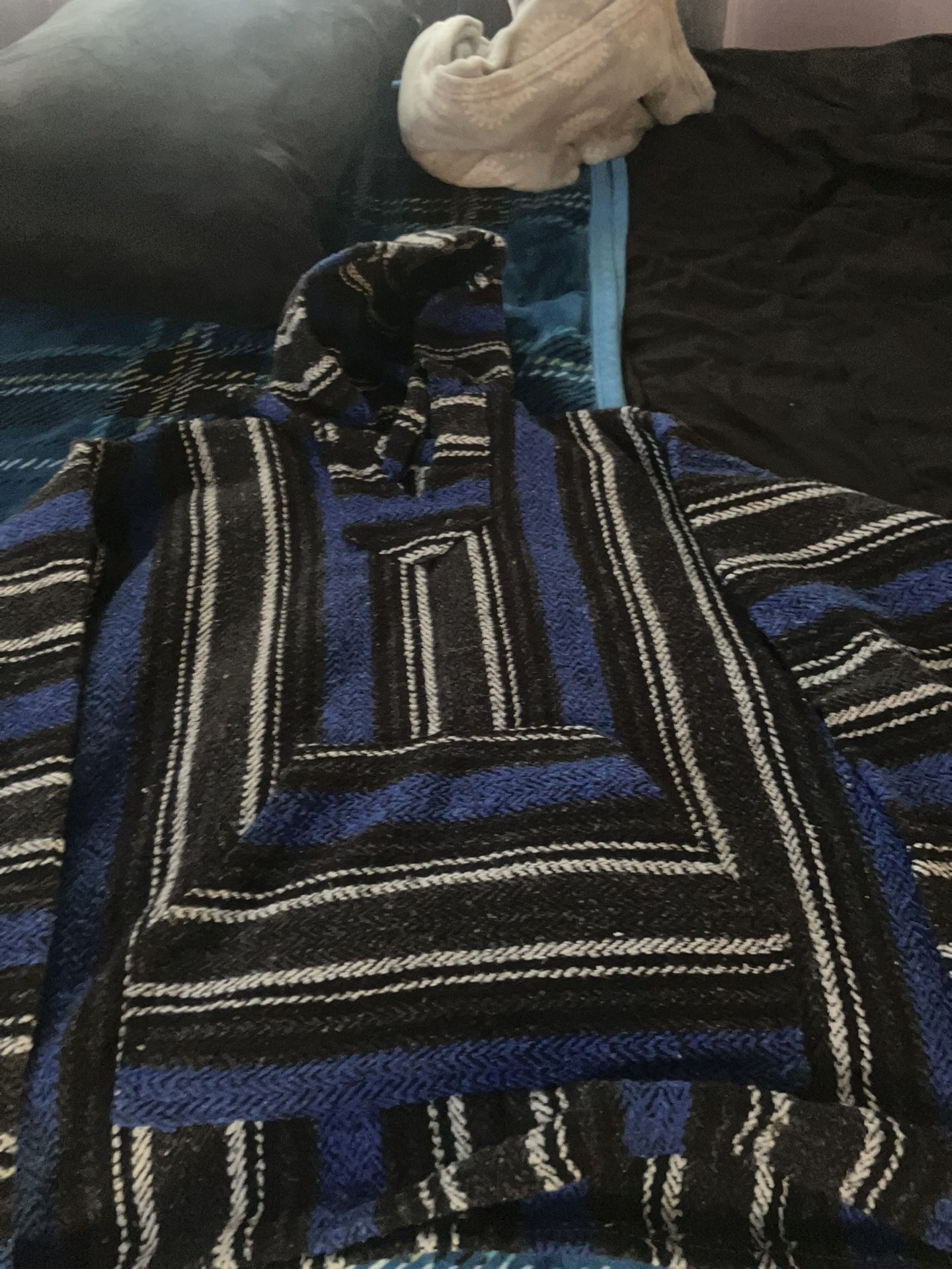 2 Mexican Style Poncho Sweaters