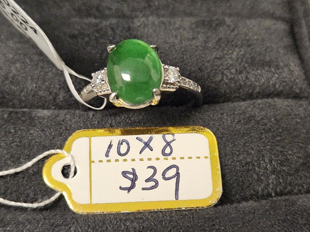 Natural Guatemala Jadeite Rings