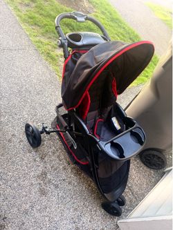Folding clean stroller