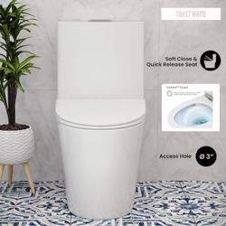 TOILET WHITE