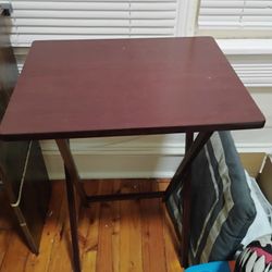 Four Folding Tables, Excellent Condition 