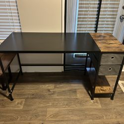 Computer Desk With Drawers