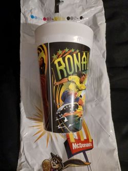 Limited edition 2026 McDonald's FIFA World Cup collectible cup Brazilian soccer legend Ronaldinho