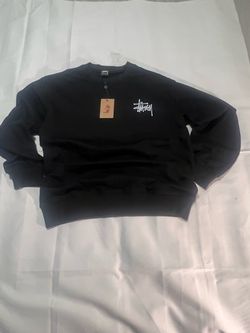 Stussy Black Crewneck Sweatshirt with Tags