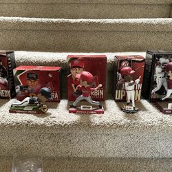 Arizona Diamondbacks Bobble Heads Lot Of 5 (lot 3)