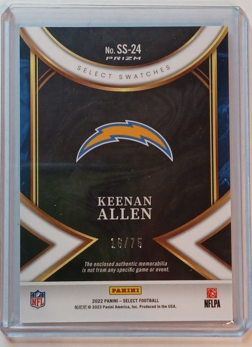 Keenan Allen Away Jersey Sticker for Sale by designsheaven