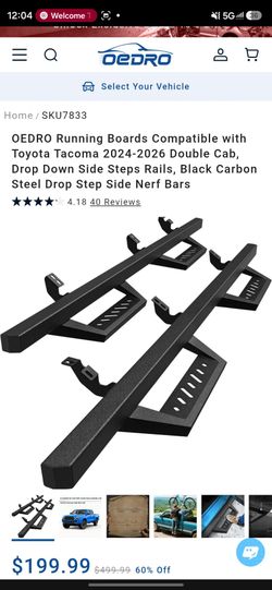 Toyota Tacoma Side Steps