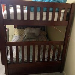 Fullsized Bunk Bed. Solid Wood... Cash Only 