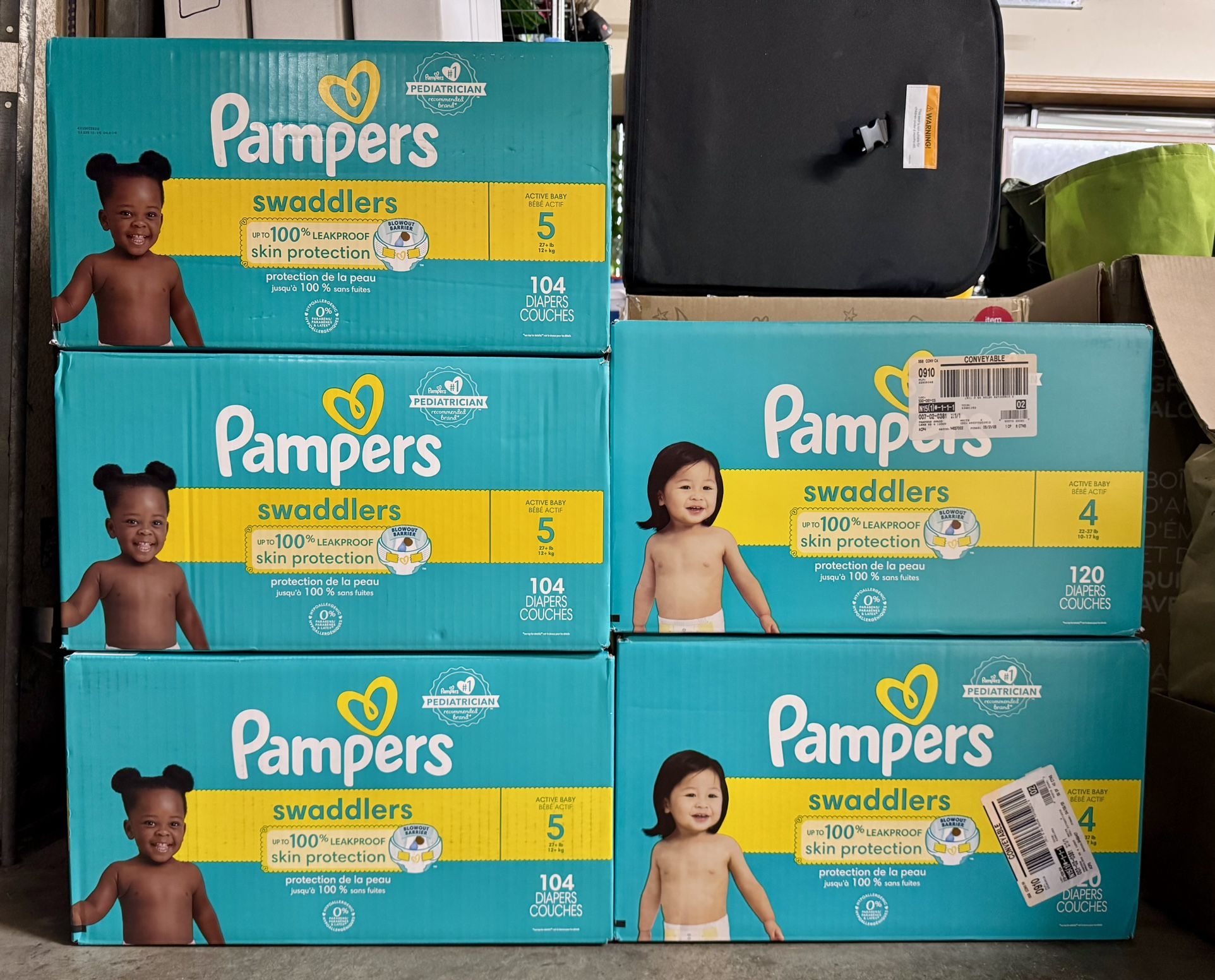 New Diapers Pampers $35 1 Box