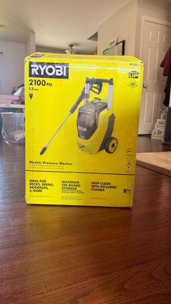 RYOBI 2100 PSI Cold Water Electric Pressure Washer with Foamer
