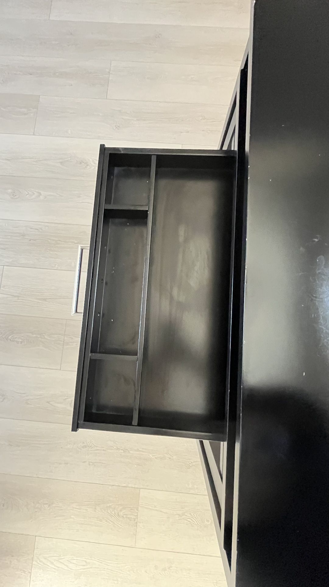 West Elm parsons, Black wooded desk
