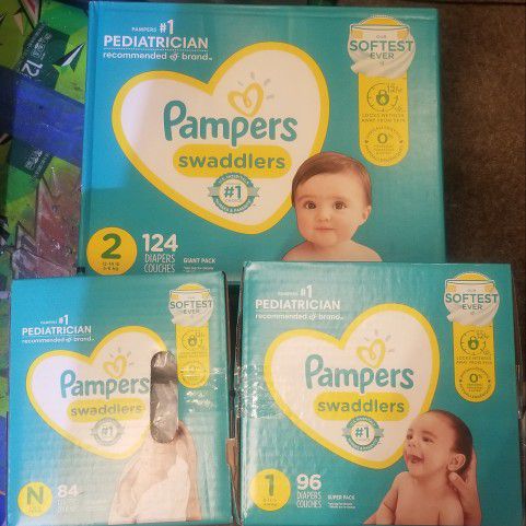 Pampers Diapers And Wipes