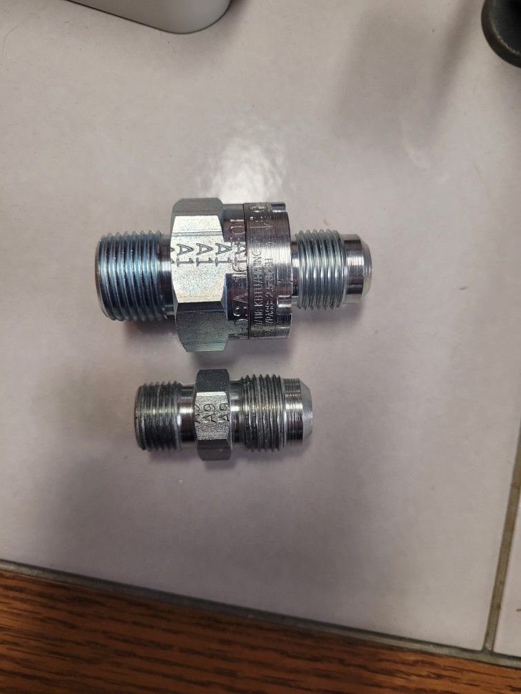 2 Natural Gas Line Fittings Free Shipping!
