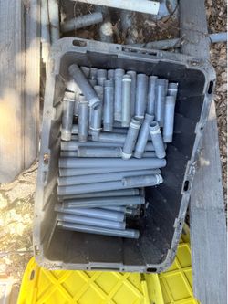 Metal stand, galvanized parts, etc