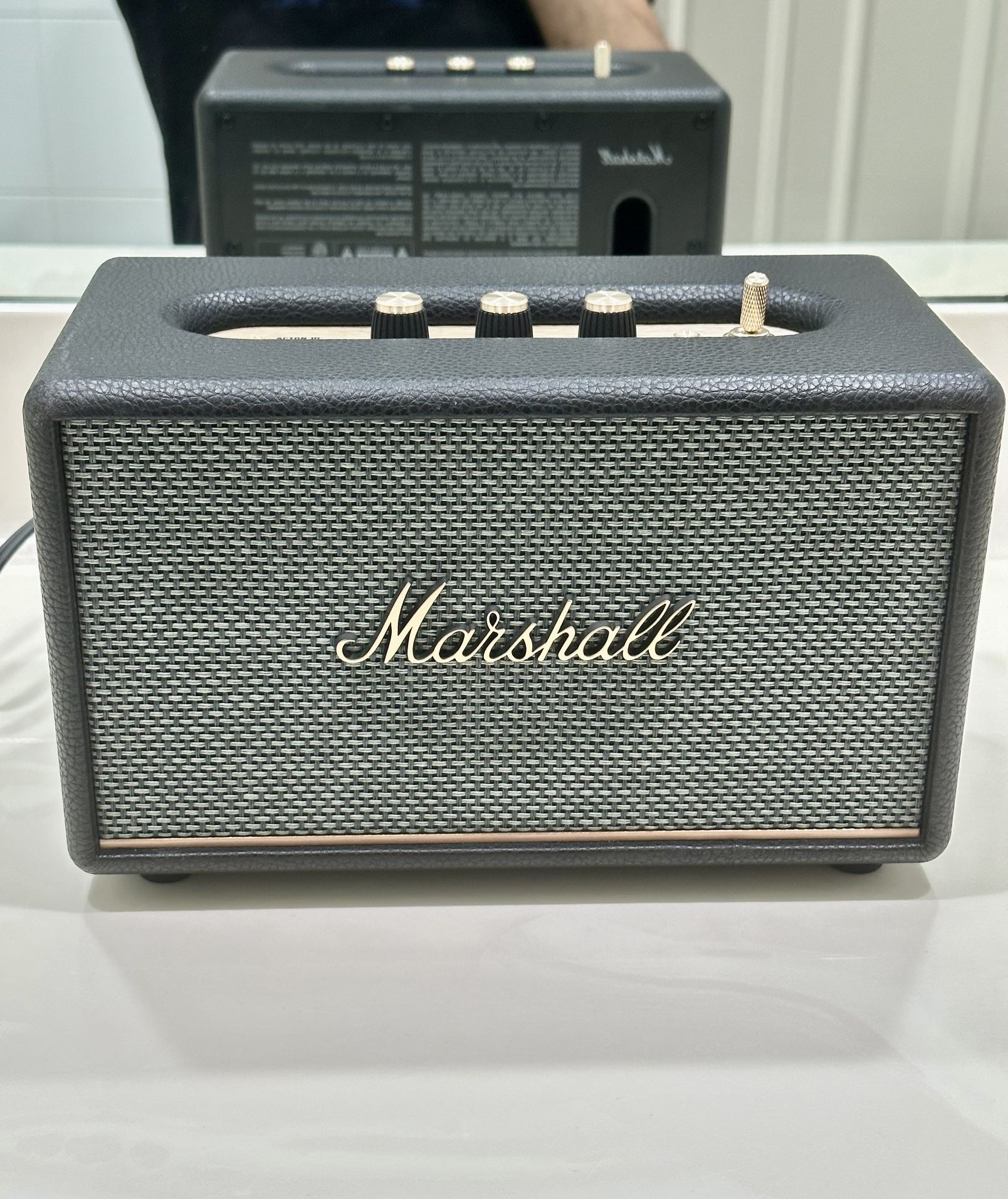 Marshall Acton III Bluetooth Speaker In Black