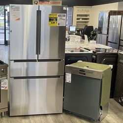 Bosch 800 Series Stainless Steel 4-Door Refrigerator ‼️Open Box Scratch And Ding Model Save Huge‼️REFRIGERATOR ONLY‼️
