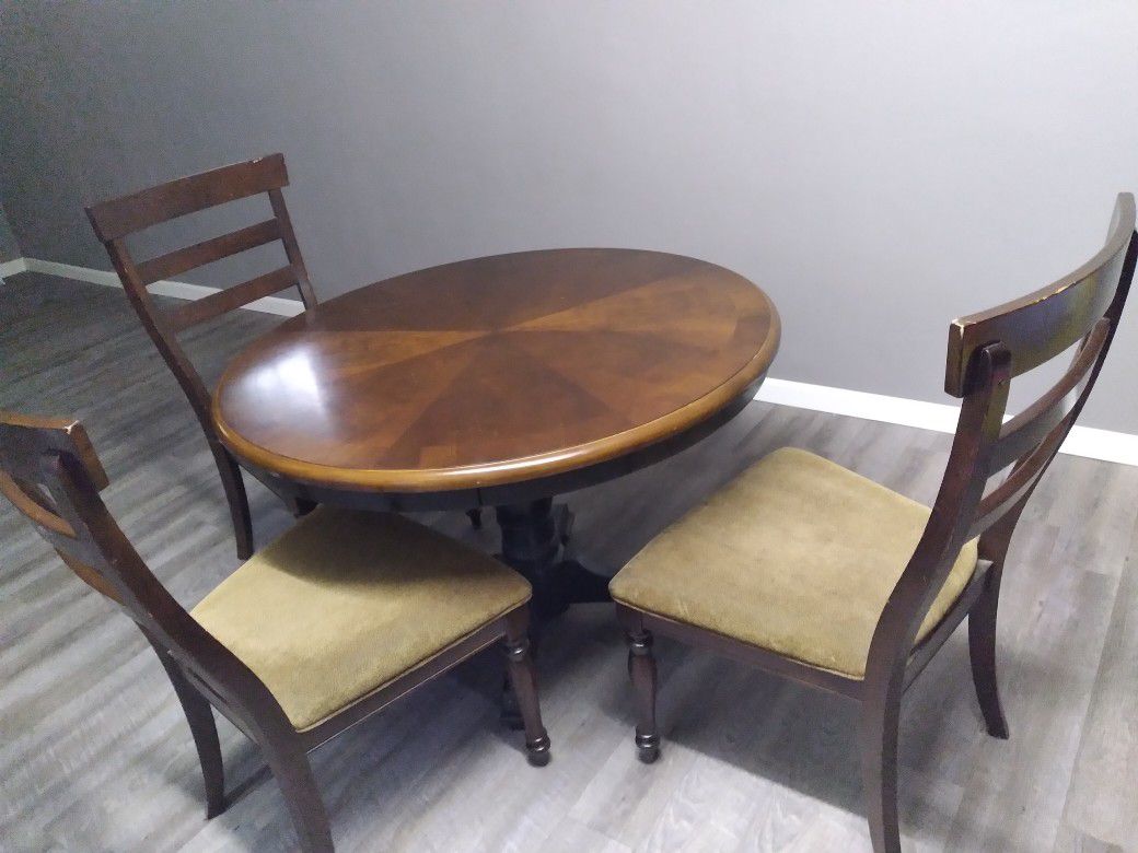 Table And Three Chairs For Sale 