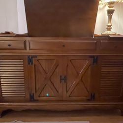 GE STEREO PHONOGRAPH CONSOLE 