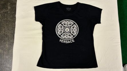 Versace Women’s Cotton T-Shirt Black
