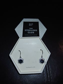 Sterling Bomb Party silver earrings