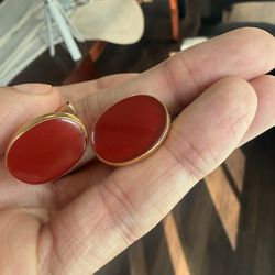Tiffany & Co. 14k Yellow Gold & Carnelian