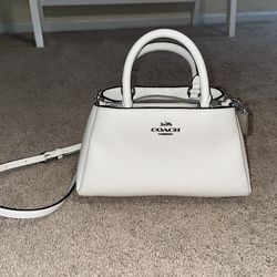 White Coach Zuri Crossbody Purse