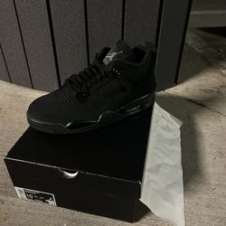 Jordan 4 Retro Black Cat 13M, 12M, 11M, 10M