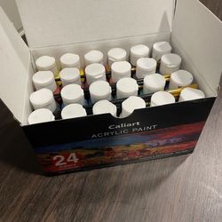24 Colors Acrylic Paint 