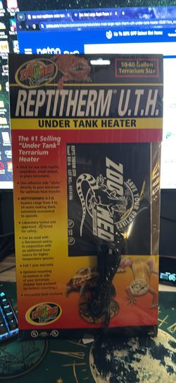 Under tank heater  50/60 gallon tank