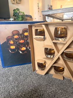 Mikasa Set of 8 candle holders