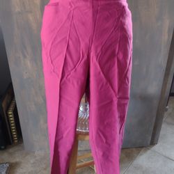 Chico's Pink Trousers Size 1 (US 8)