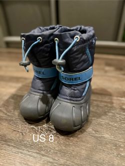 Kids SOREL Snow Boots Size 8