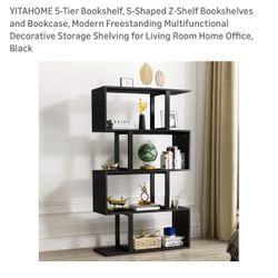 5 Tier Modular Decorative Bookshelf