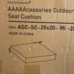 Outdoor cushion seat cover$20