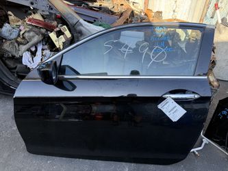 Honda Accord 2013 Front Door Driver Side LH Black, electric, Cpe, J407, 2013 to 2017  