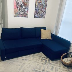 IKEA Sofa Sleeper w/ Storage and TV Console