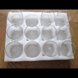 11 Piece Glass Cylinder Vase Set – 4"x4