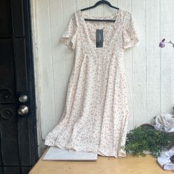 Vestido Con  Flores.  BAIYAMEISHA. Women Drees. M