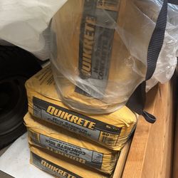 LOW PRICE MOVING- LARGE BAGS OF CONCRETE