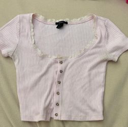FOREVER 21 pink blouse